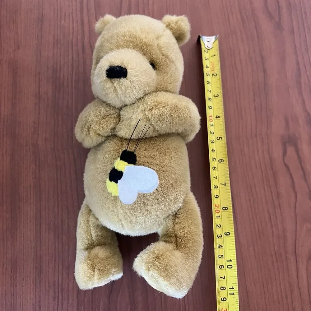Classic Pooh by GUND x Disney Winnie the Pooh Plush Bee Around Belly 11” 1990s